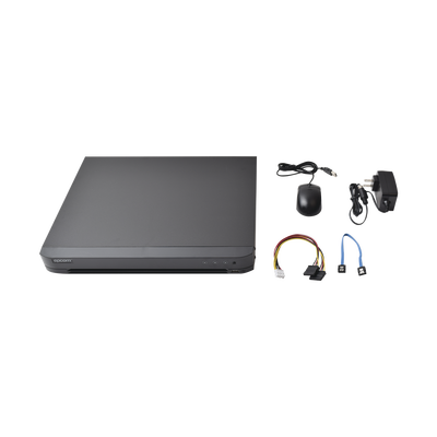 EPCOM PROFESSIONAL - KIT TurboHD 1080p / DVR 8 Canales / 8 Cámaras Bala (exterior 2.8 mm) / Transceptores / Conectores / Fuente de Poder Profesional hasta 15 Vcc para Larga Distancias