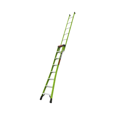 LITTLE GIANT LADDER SYSTEMS - Escalera de Tijera 3 en 1 de 2.44 Metros, Fibra de Vidrio (SKU13908-001). Hecha en E.U.A. (Versión 2.0)