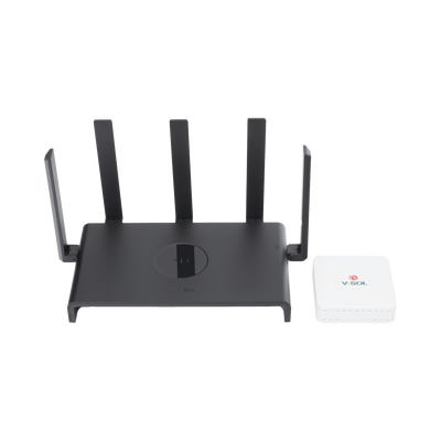 RUIJIE - Kit 3 ONU Bridge V-Sol, Dual GPON/EPON con Router Home Mesh Ideal para distribuciones WISP de mayor cobertura Wi-Fi en Hogares y Oficinas