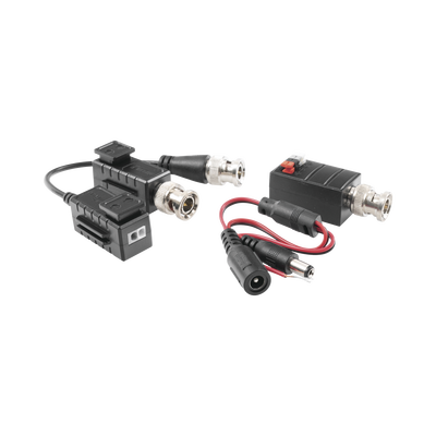 EPCOM TITANIUM - Kit de TRANSCEPTORES DE VIDEO DE LARGO ALCANCE / 320 Metros / Resolución 720P y 1080P / Cat 5e/6 / Compatible con cámaras HD-TVI/CVI/AHD/CVBS / Alimente solo el Receptor / Protección Interconstruida contra sobretensión.