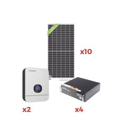 EPCOM POWERLINE - KIT DE ENERGIA SOLAR PARA MINISPLIT 220VCA  2000W