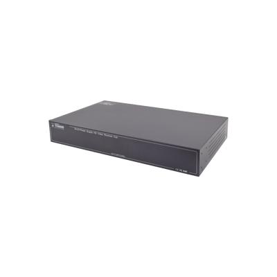 EPCOM TITANIUM - Kit de TRANSCEPTOR ACTIVO DE 16 Canales / VIDEO+PODER en un solo Cable UTP / 150m en 4K, 200m en 5 MP/ Envía 36 Vcc y recibe 12 Vcc / TODO INCLUIDO PARA RACK / Compatible con cámaras HD-TVI/CVI/AHD/CVBS / Instalación Limpia