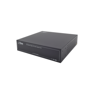 EPCOM TITANIUM - Kit de TRANSCEPTOR ACTIVO DE 8 CANALES / VIDEO+PODER en un solo Cable UTP / 150 metros en 4K, 200 metros en 5 MP/ Envía 36 Vcc y Recibe 12 Vcc / TODO INCLUIDO PARA RACK / Compatible con cámaras HD-TVI/CVI/AHD/CVBS / INSTALACIÓN LIMPIA