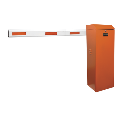 ACCESSPRO - Kit de Barrera Vehicular Izquierda Color Naranja y Brazo de 3 m