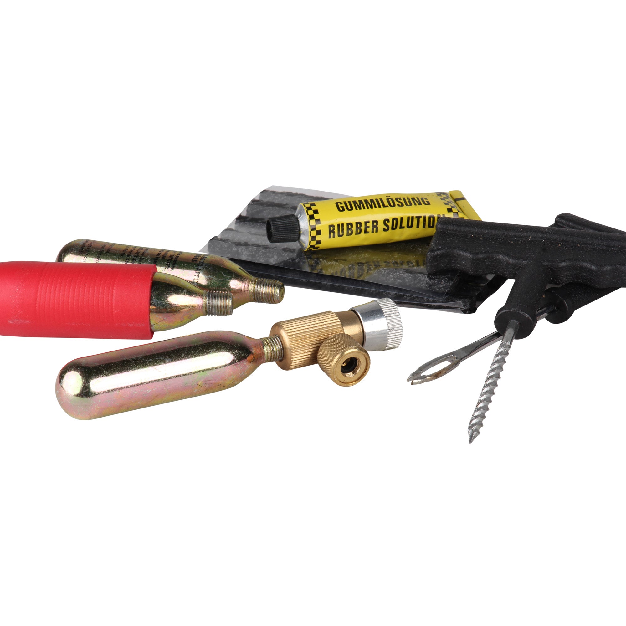 Kit reparación para llantas de moto