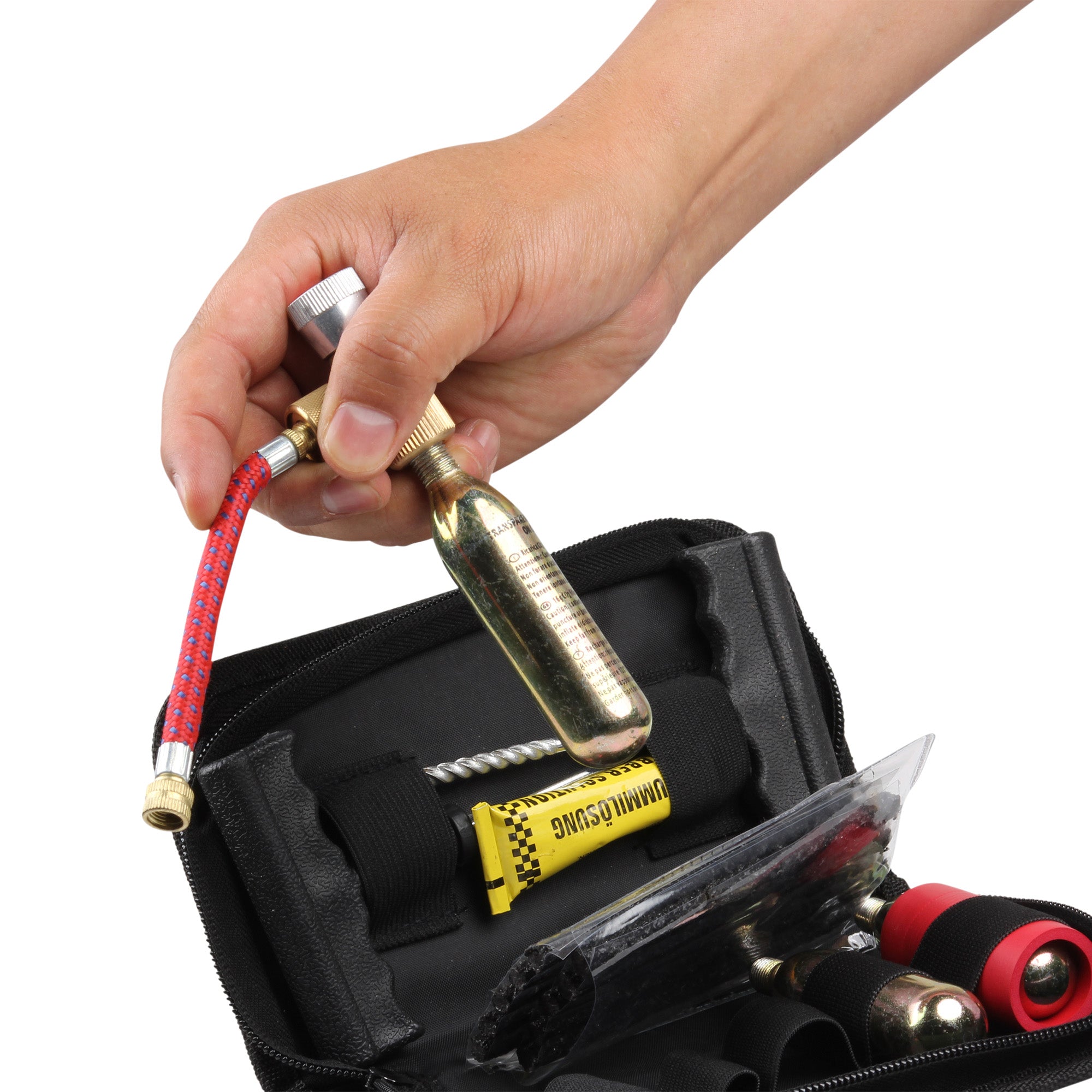 Kit reparación para llantas de moto