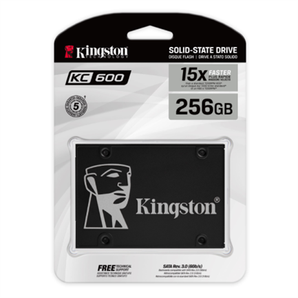 KINGSTON - Unidad de Estado Sólido SSD Kingston 256 GB SKC600 SATA3 2.5"