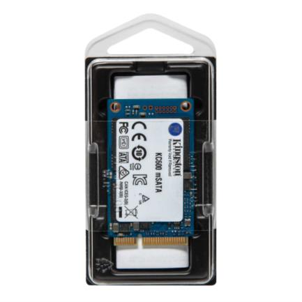 KINGSTON - Unidad de Estado Sólido SSD Kingston 256 GB KC600 SATA III/mSATA