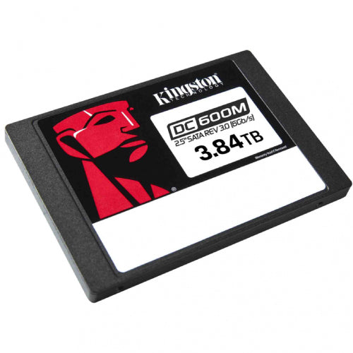 KINGSTON - Unidad de Estado Sólido SSD Kingston 3840 GB DC600M SATA Enterprise 2.5" Uso Mixto