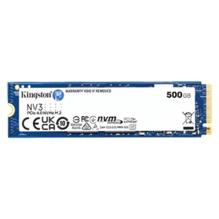 KINGSTON - Unidad de Estado Sólido SSD Kingston SNV3S NVMe 500GB PCI Express 4.0 M.2