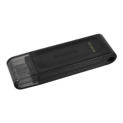 KINGSTON - Memoria USB Kingston DataTraveler 70 64GB USB-C Color Negro