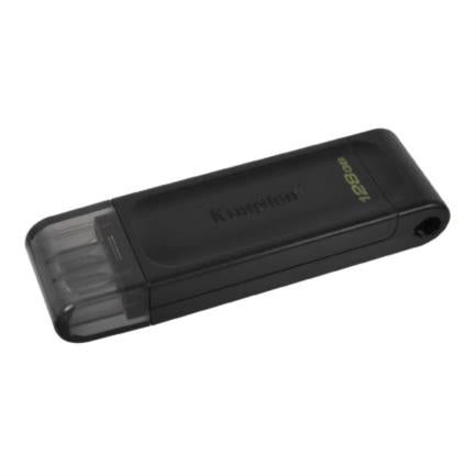 KINGSTON - Memoria USB Kingston DataTraveler 70 128GB USB-C Color Negro