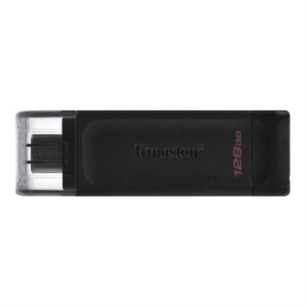 KINGSTON - Memoria USB Kingston DataTraveler 70 128GB USB-C Color Negro
