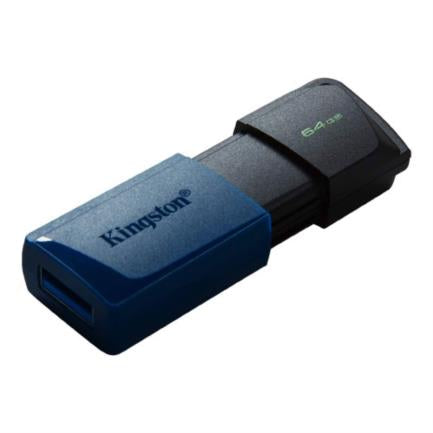 KINGSTON - Memoria USB Kingston DataTraveler Exodia M 64GB USB 3.2 Gen1 Color Negro-Azul