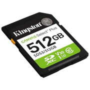 KINGSTON - Memoria SD Kingston Flash Canvas Select Plus 512GB SD UHS-I Clase 10