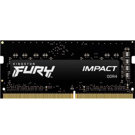 KINGSTON - Memoria RAM Kingston FURY Impact 8GB 3200MHz DDR4 CL SODIMM Color Negro