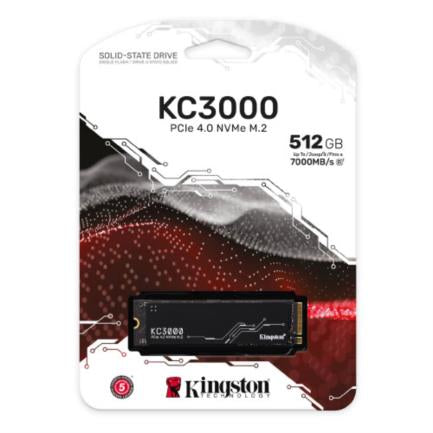 KINGSTON - Unidad de Estado Sólido SSD Kingston KC3000 512G PCIe 4.0 NVMe M.2 SSD