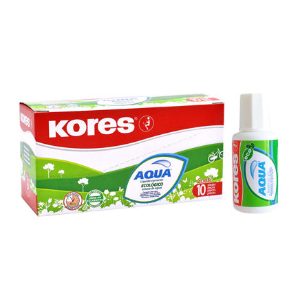 KORES - CORRECTOR KORES LIQUIDO AQUA 20ML C/10