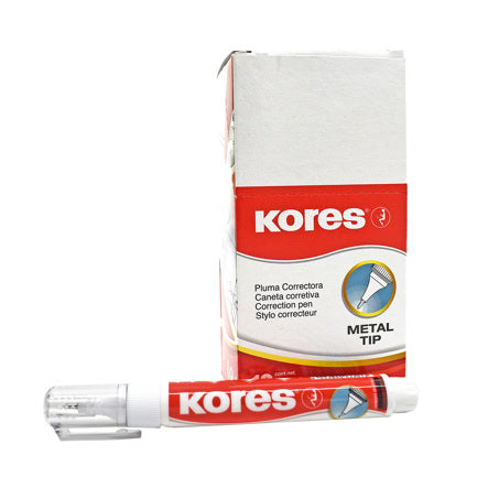 KORES - PLUMA CORRECTORA KORES METAL TIP 8MM C/12
