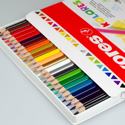 KORES - COLORES TRIANGULARES KORES 3MM ESTUCHE C/24