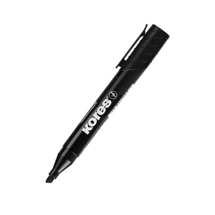 KORES - MARCADOR PERMANENTE KORES P/BISELADA NEGRO C/12