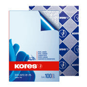 KORES - Papel Carbon Kores Kopynet A4 Azul P/Lapiz C/100 Hojas