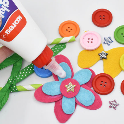 KORES - PEGAMENTO LIQUIDO  KORES BLANCO GLUKIDS 125GRS