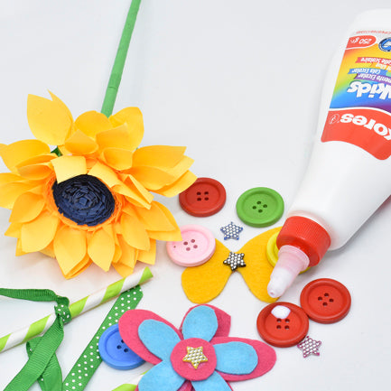 KORES - PEGAMENTO LIQUIDO KORES BLANCO GLUKIDS 250GRS