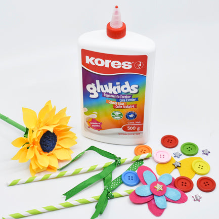 KORES - PEGAMENTO LIQUIDO KORES BLANCO GLUKIDS 500GRS