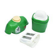KORES - Sacapuntas doble orificio + borrador caja c/6 piezas Selección Mexicana