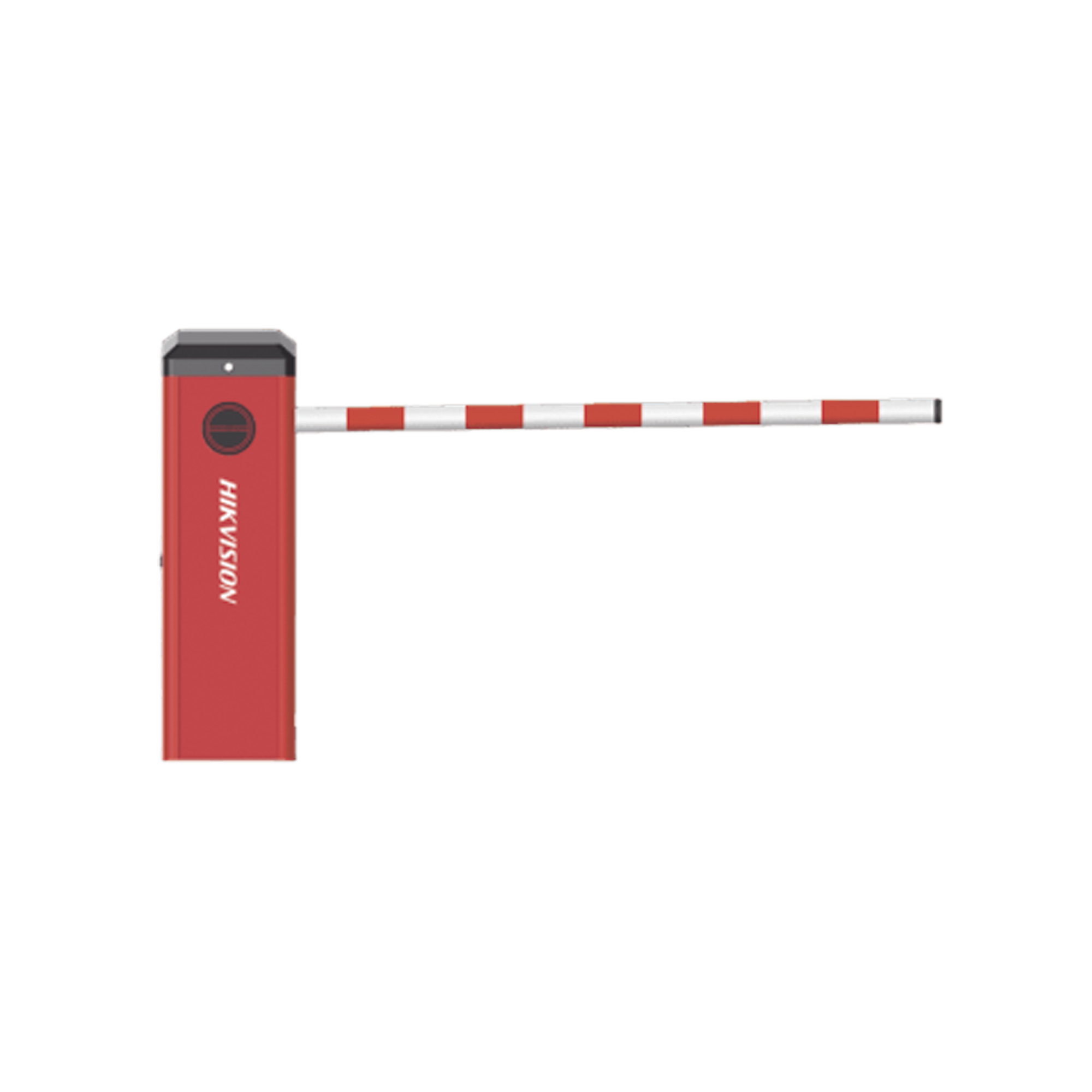 HIKVISION - Barrera USO INTENSIVO con Brazo Abatible por Colisión de 4 mts / Motor Brushless el más Alto Desempeño / MCBF 5,000,000 / Pintura AV AntiEstática y Calibre Grueso en Gabinete