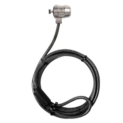 KLIP XTREME - Cable de seguridad Klip Xtreme con llave para laptop Bolt I KSD-330 Ranura rectangular estandar Largo 1.5 m Color Negro