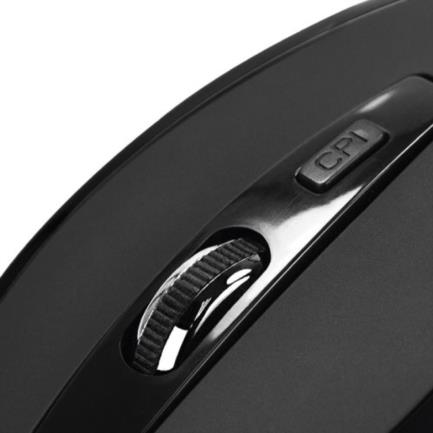 KLIP XTREME - Mouse inalambrico ergonomico Klip Xtreme Klever KMW-340BK