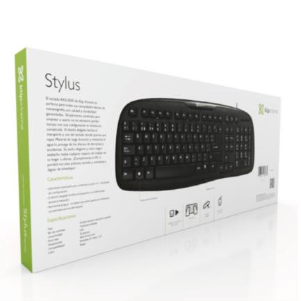 KLIP XTREME - Teclado cableado Klip Xtreme Stylus KBK-050S