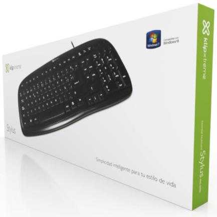 KLIP XTREME - Teclado cableado Klip Xtreme Stylus KBK-050S