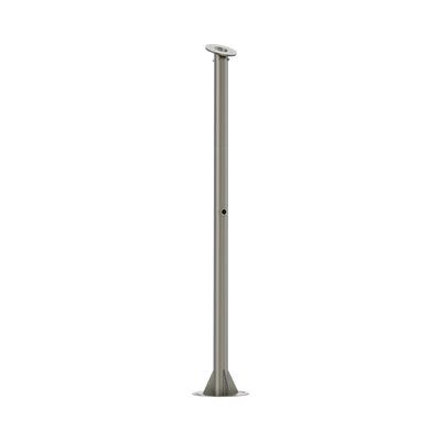HIKVISION - Poste para Cámara ANPR / Compatible con DS-TCG406-E / Altura de 1.5 Metros /  Color Gris