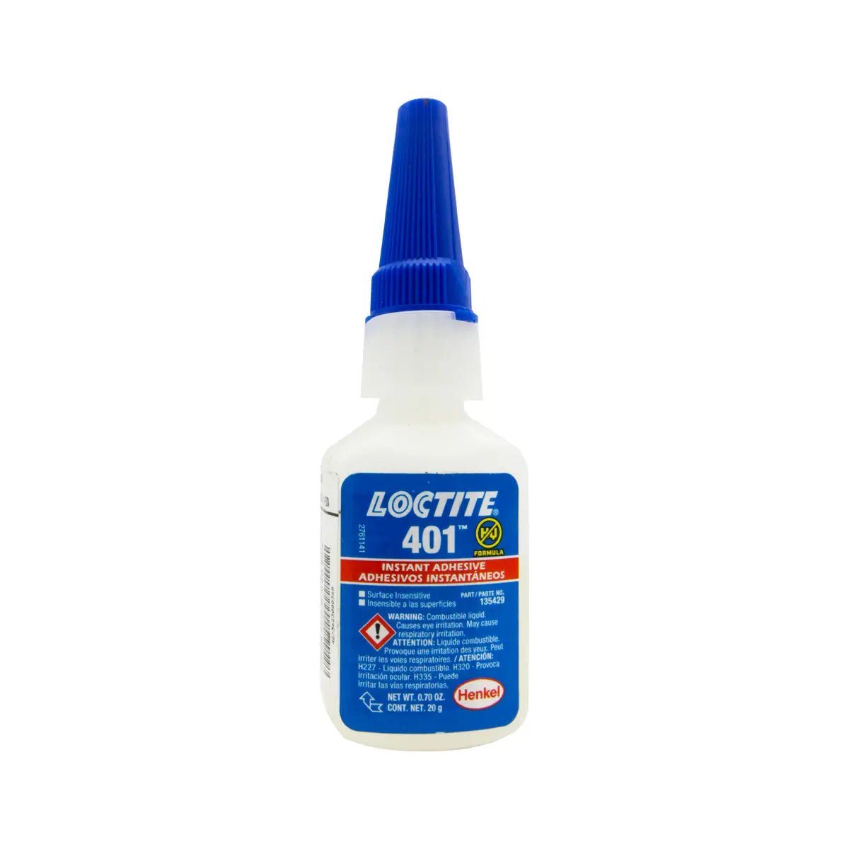 Adhesivo Instantaneo Baja Viscosidad Insensible A La Superficie 20Gr (0.70 Oz) (Prisma 401-03)