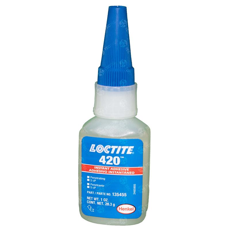 Adhesivo Instantaneo Uso Industrial Viscosidad Cp 1-15 20 Gr (0.70 Oz) (Super Bonder) (420-03)