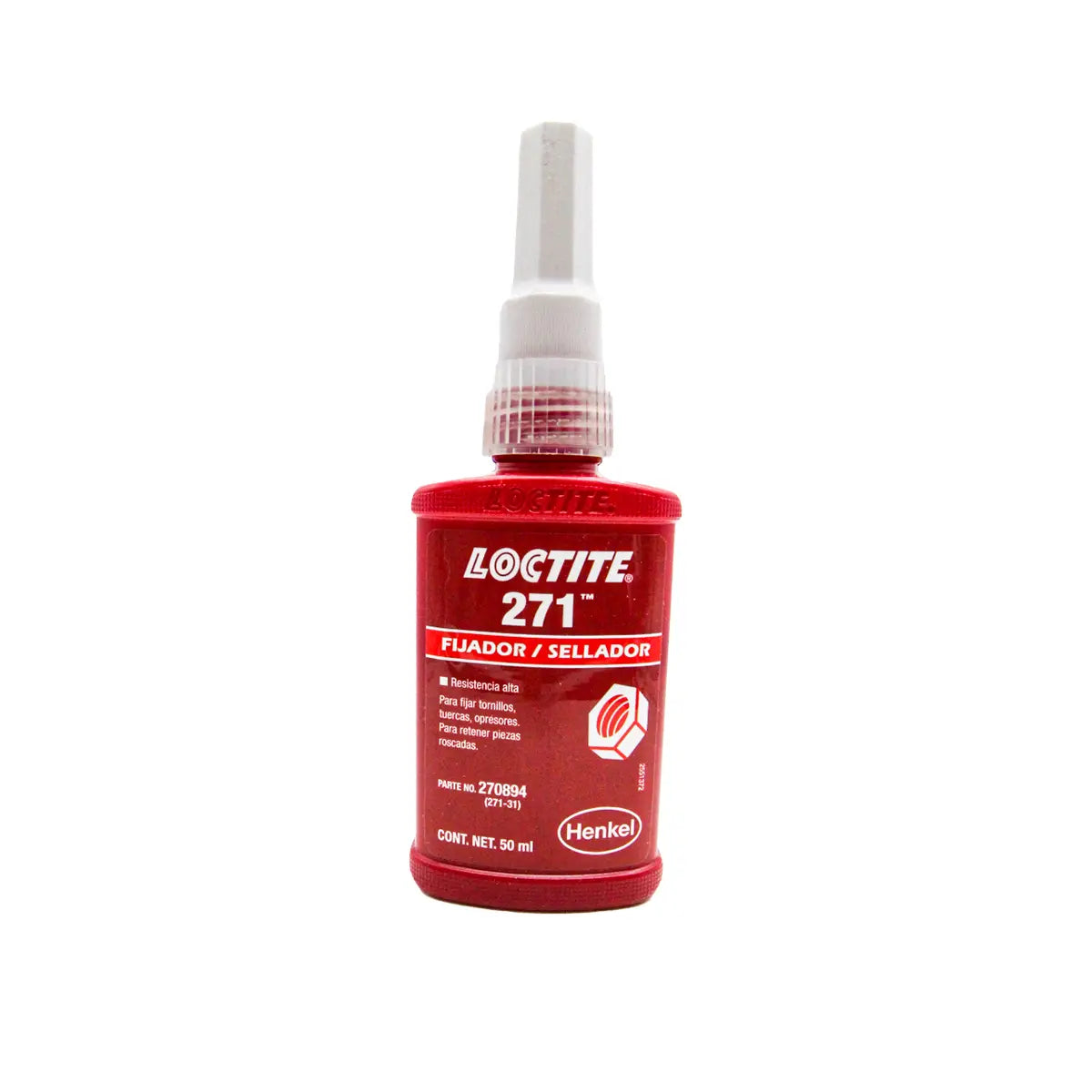 Adhesivo Fijador De Rosca Resistencia Alta 50 Gr (1.69 Oz) (271-31)