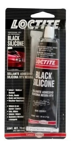 Silicon Automotriz Rtv Alta Temperatura Formador De Juntas Negro 70 Ml (Blister)