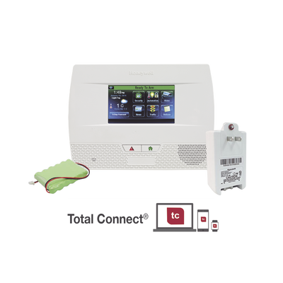 HONEYWELL HOME RESIDEO - Panel de Alarma Inalambrico Autocontenido con Pantalla Touch L5210, integrable a casa inteligente usando servicio de Total Connect