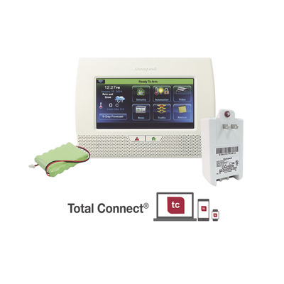 HONEYWELL HOME RESIDEO - Sistema de Alarma inalambrico con pantalla Touch de 7" WiFi, Automatizacion con Z-Wave