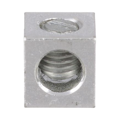 PANDUIT - Conector Mecánico de Aluminio, de Un Orificio 1/4" y Un Barril, para Cable de 14 a 2 AWG. 1 Pieza