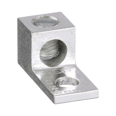 PANDUIT - Conector Mecánico de Aluminio, de Un Orificio 1/4" y Un Barril, para Cable de 14 a 2 AWG. 1 Pieza