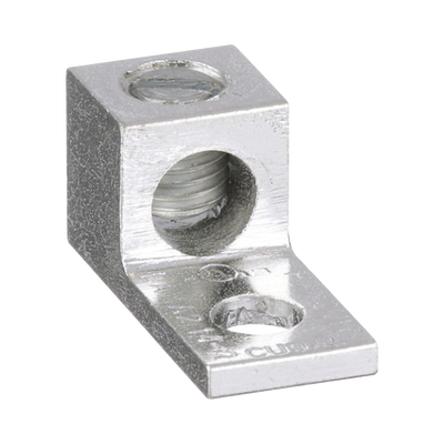 PANDUIT - Conector Mecánico de Aluminio, de Un Orificio 1/4" y Un Barril, para Cable de 14 a 2 AWG. 1 Pieza