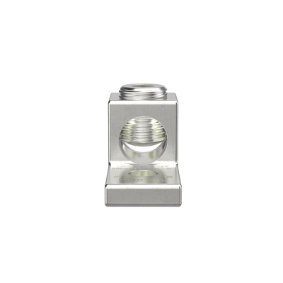 PANDUIT - Terminal tipo Lengüeta Recta de Aluminio con Agujero 1/4", y Barril para Cable #14 - 2/0 AWG