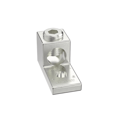 PANDUIT - Terminal tipo Lengüeta Recta de Aluminio con Agujero 1/4", y Barril para Cable #14 - 2/0 AWG