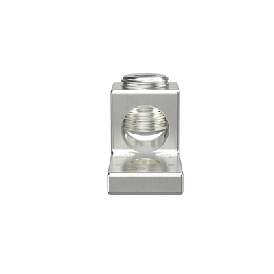 PANDUIT - Terminal tipo Lengüeta Recta de Aluminio con Agujero 1/4", y Barril para Cable #14 - 2/0 AWG