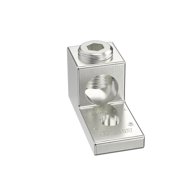 PANDUIT - Terminal tipo Lengüeta Recta de Aluminio con Agujero 1/4", y Barril para Cable #14 - 2/0 AWG