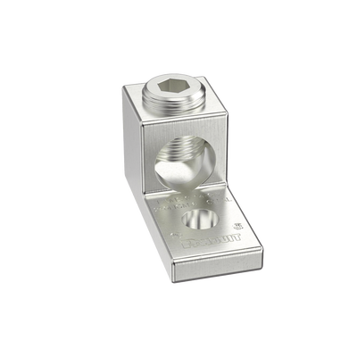 PANDUIT - Terminal tipo Lengüeta Recta de Aluminio con Agujero 1/4", y Barril para Cable #14 - 2/0 AWG